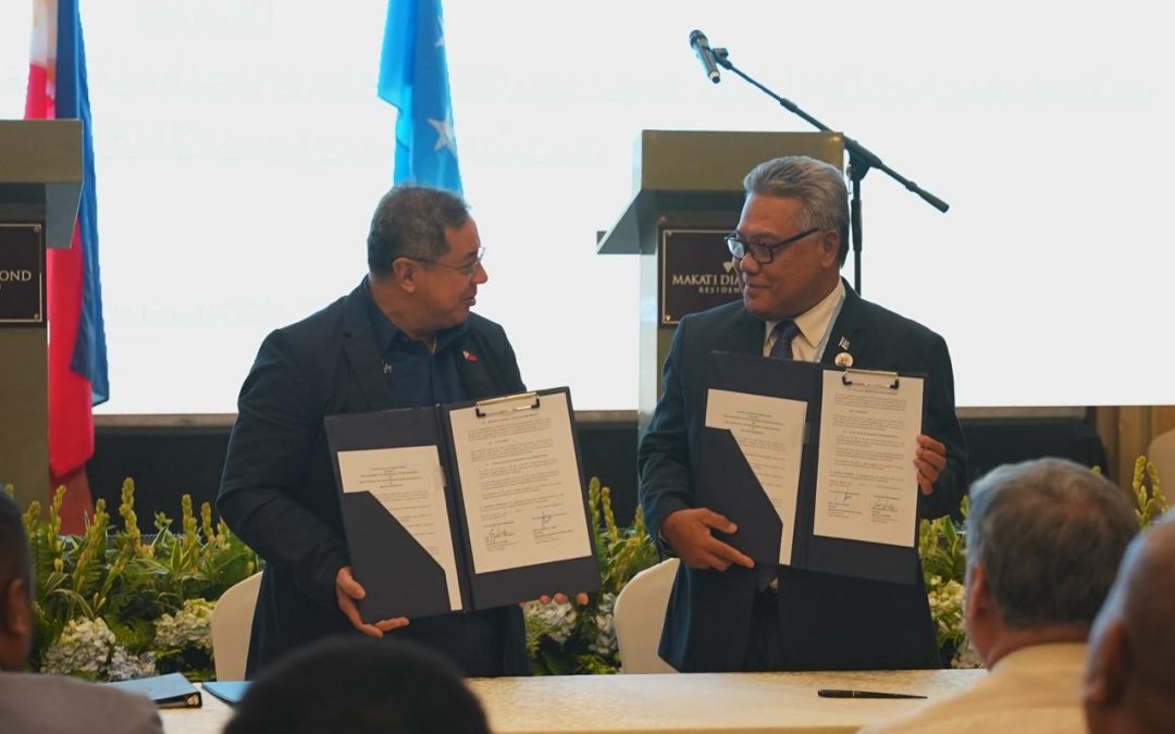 Historic MOU Signing Between the Federated States of Micronesia and the Philippines